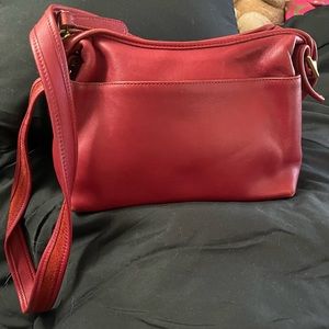 Red Leather Legacy Crossbody